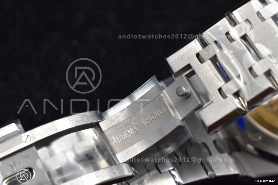 SS SS APSF DailyWear Bracelet Royal 15500 41mm 1:1 Dial Black on Super Oak Clone Textured Best A4302 Edition 443 0920